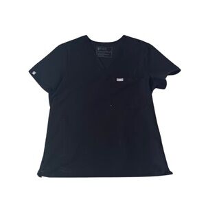 XS Catarina Figs Scrub Top - Black